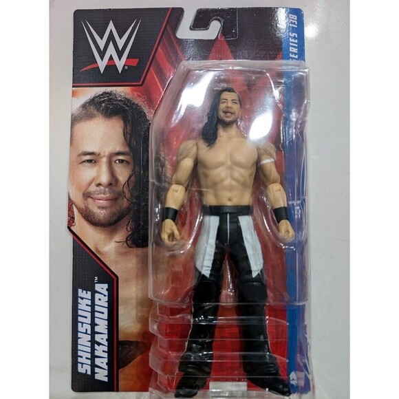 WWE Shinsuke Nakamura Lot Of 2- Series 138 Reg Black + Chase Variant White Pants - Picture 3 of 4
